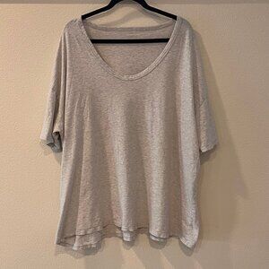 Aerie Knit Distressed Oversized T Shirt
